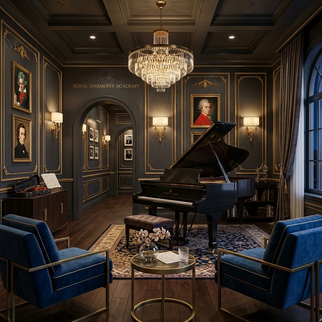 Không gian nội thất sang trọng của Melody Art Academy